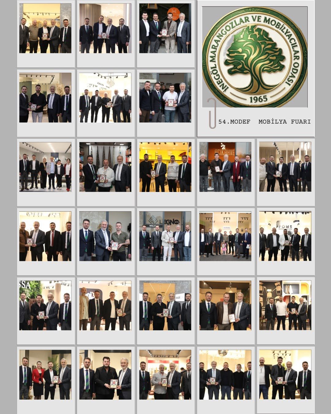 MODEF Mobilya Fuarı Katılımcılarına Teşekkür Plaketleri Takdim Edildi