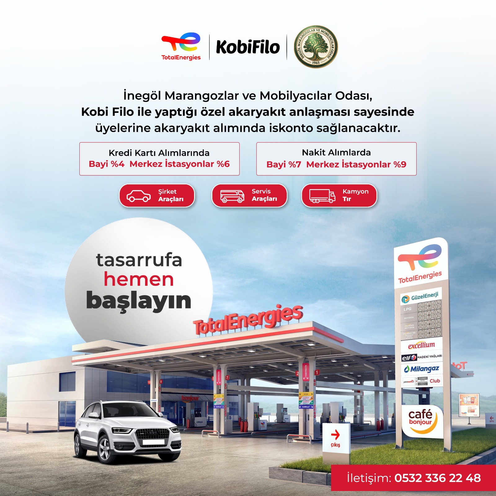 TotalEnergies ile Akaryakıt İndirim Protokolü